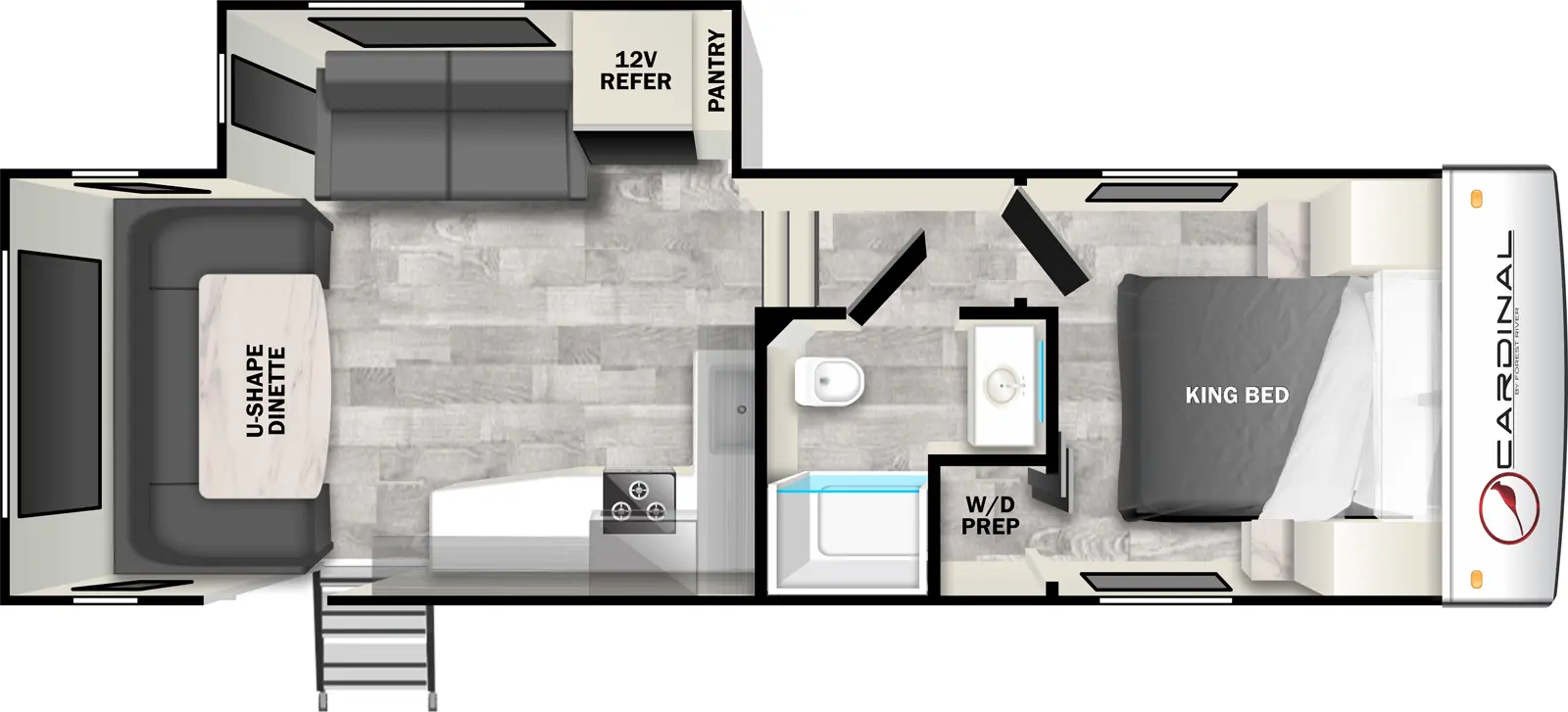 Cardinal 26RD Floorplan